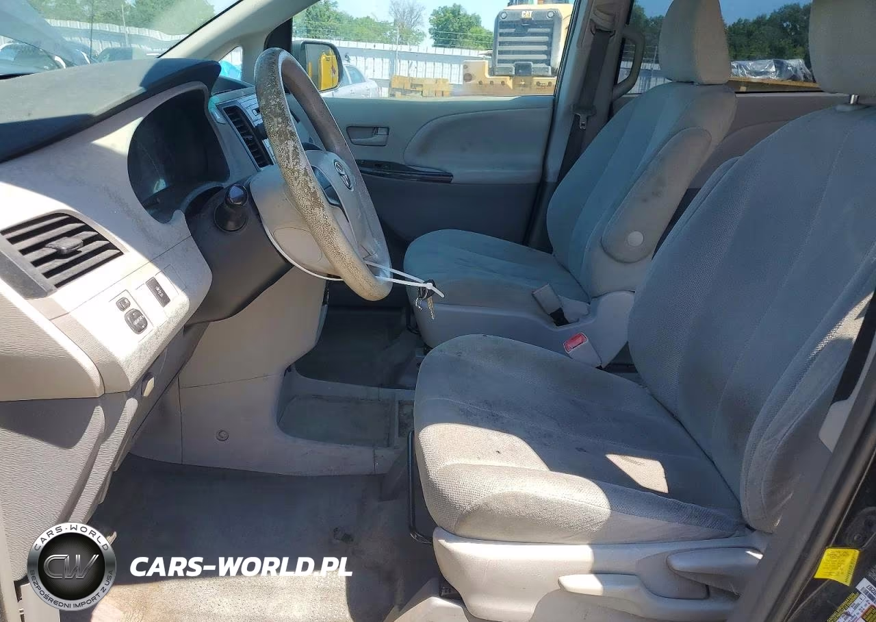 2012 Toyota Sienna Base 7-Passenger VIN:5TDZK3DC4CS278117 - 7