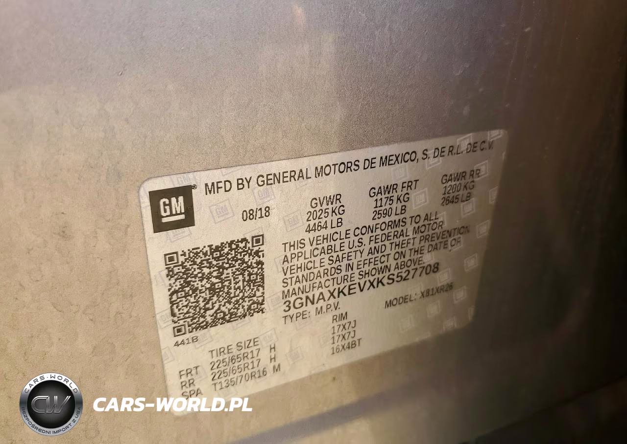 2019 Chevrolet Equinox Lt VIN:3GNAXKEVXKS527708 - 13