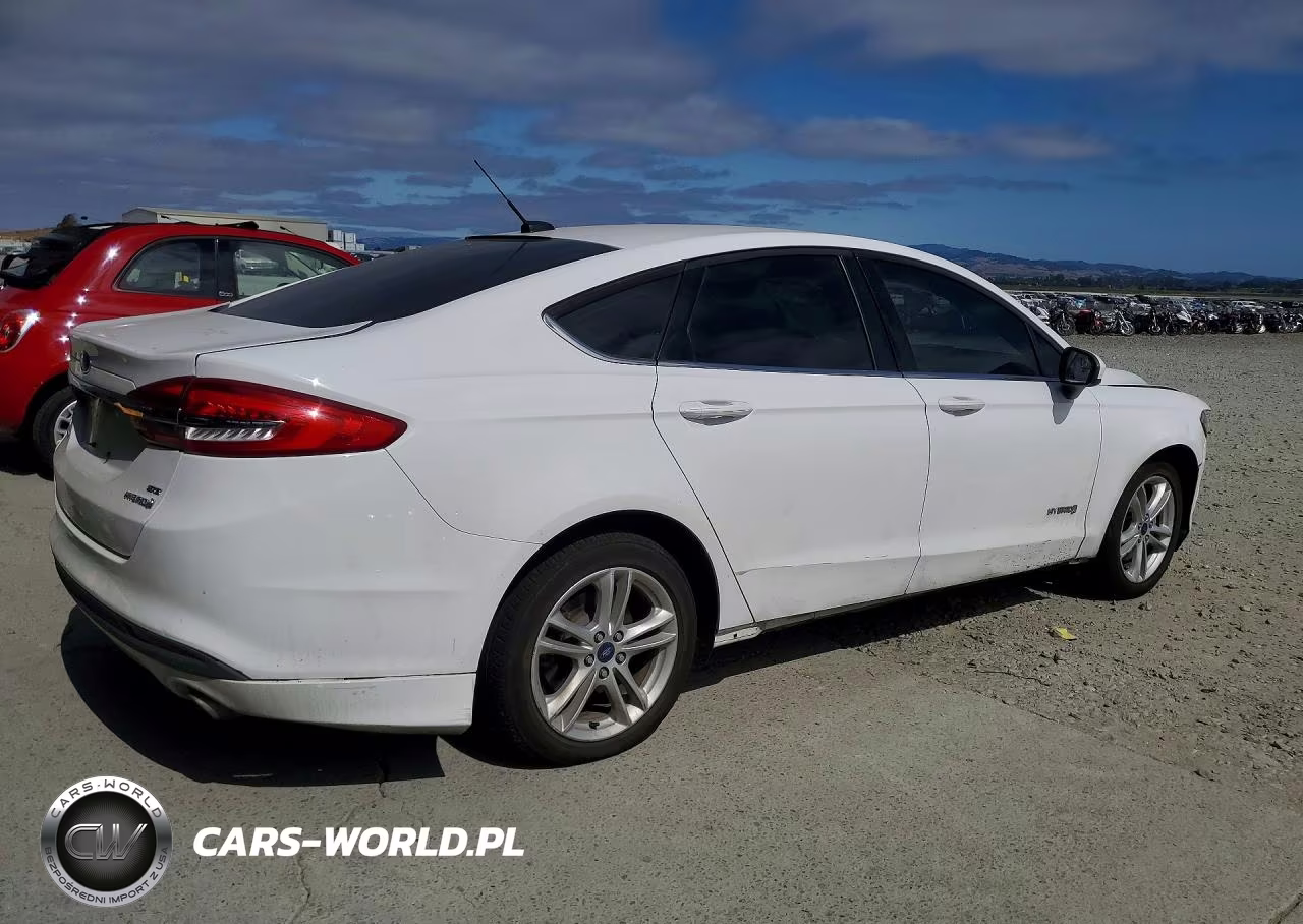 2018 Ford Fusion Se Hybrid VIN:3FA6P0LU8JR133343 - 3