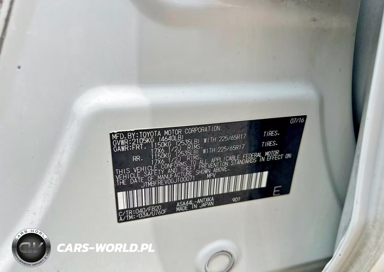 2016 Toyota Rav4 Le VIN:JTMBFREV0GJ100071 - 10