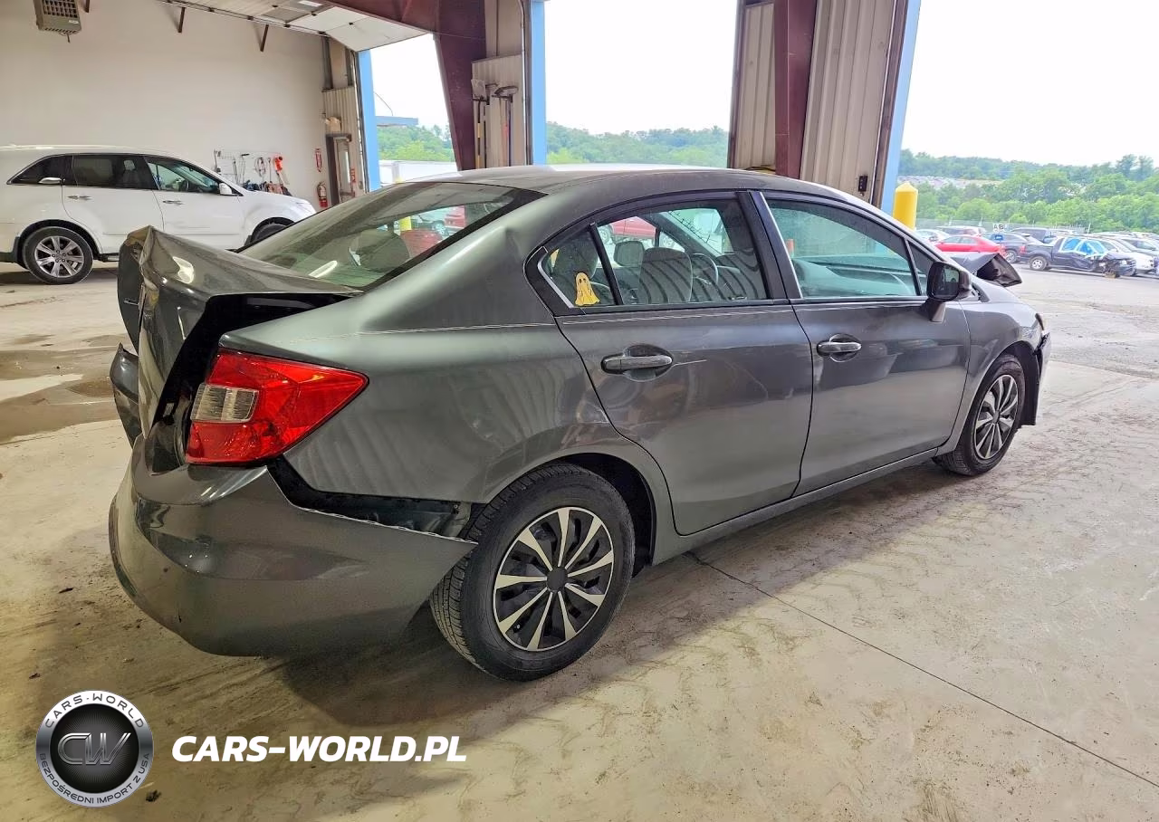 2012 Honda Civic Lx VIN:19XFB2F59CE358227 - 3