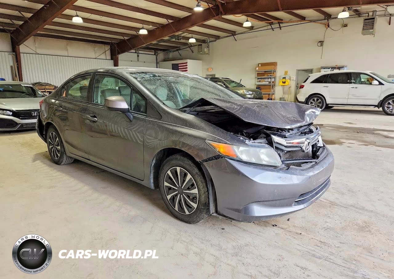 2012 Honda Civic Lx VIN:19XFB2F59CE358227 - 4