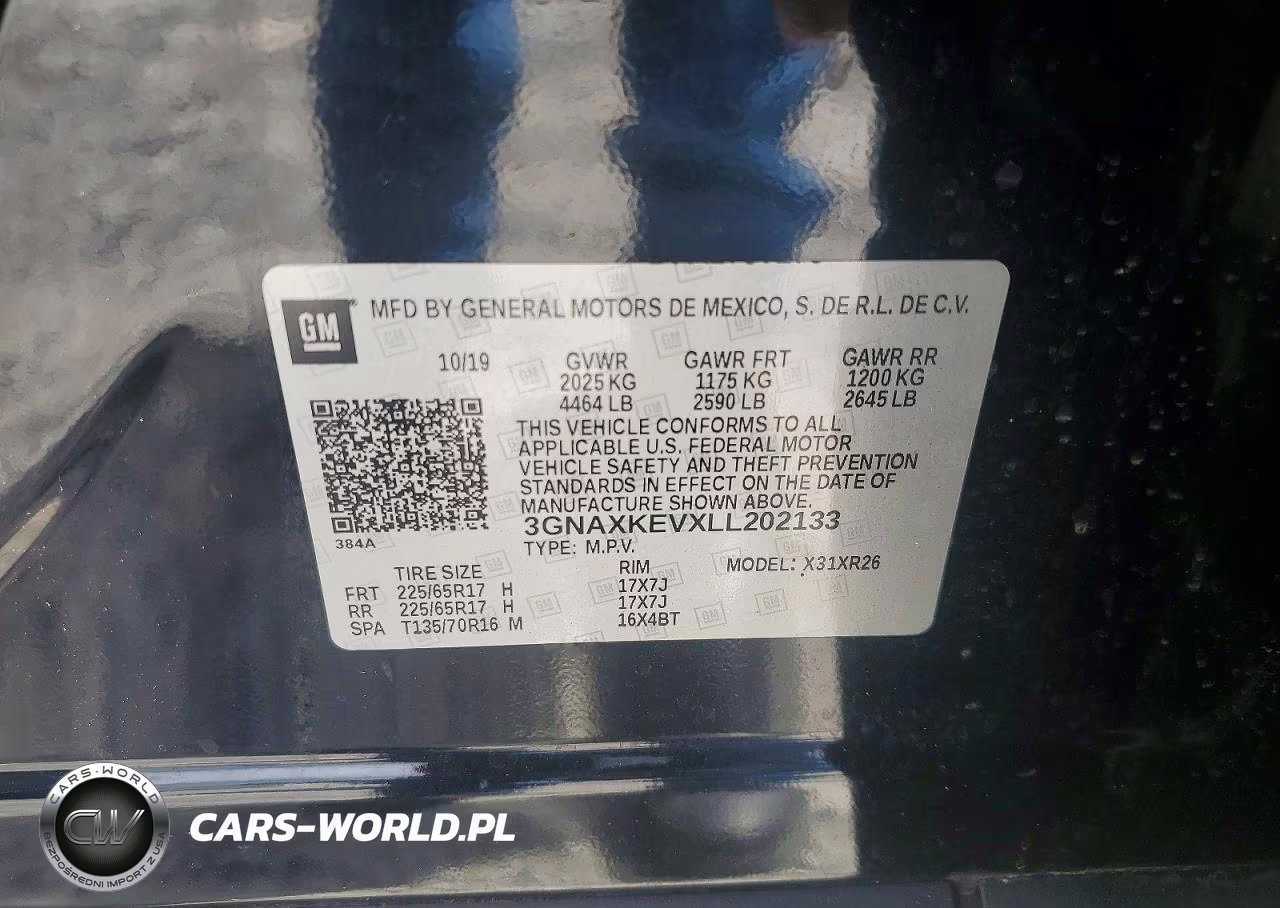 2020 Chevrolet Equinox Lt VIN:3GNAXKEVXLL202133 - 13
