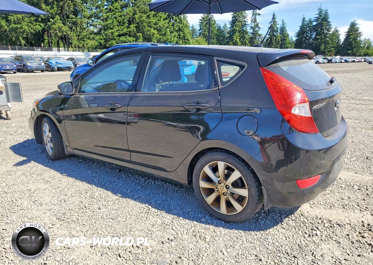 2014 Hyundai Accent Se VIN:KMHCU5AE4EU196013 - 2