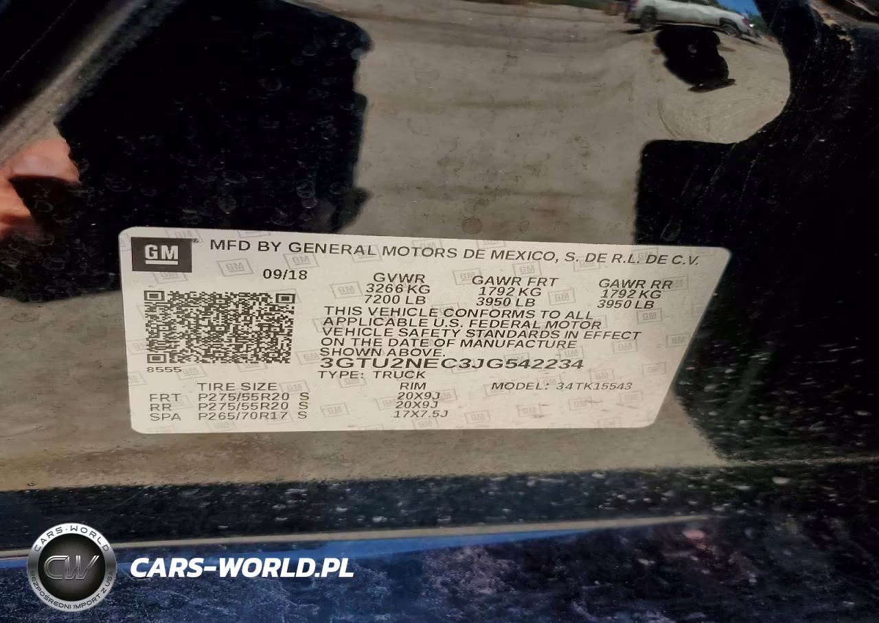 2018 GMC Sierra VIN:3GTU2NEC3JG542234 - 12