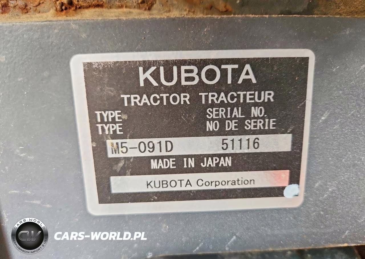 2016 Kubota La1854 Mfwd Tractor VIN:5116 - 10