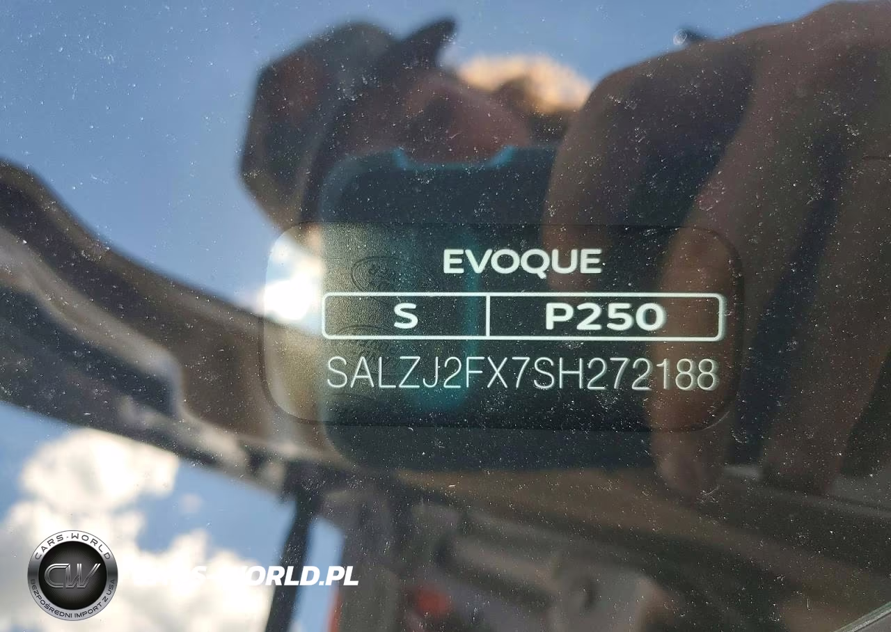 2025 Land Rover Range Rover Evoque S VIN:SALZJ2FX7SH272188 - 13