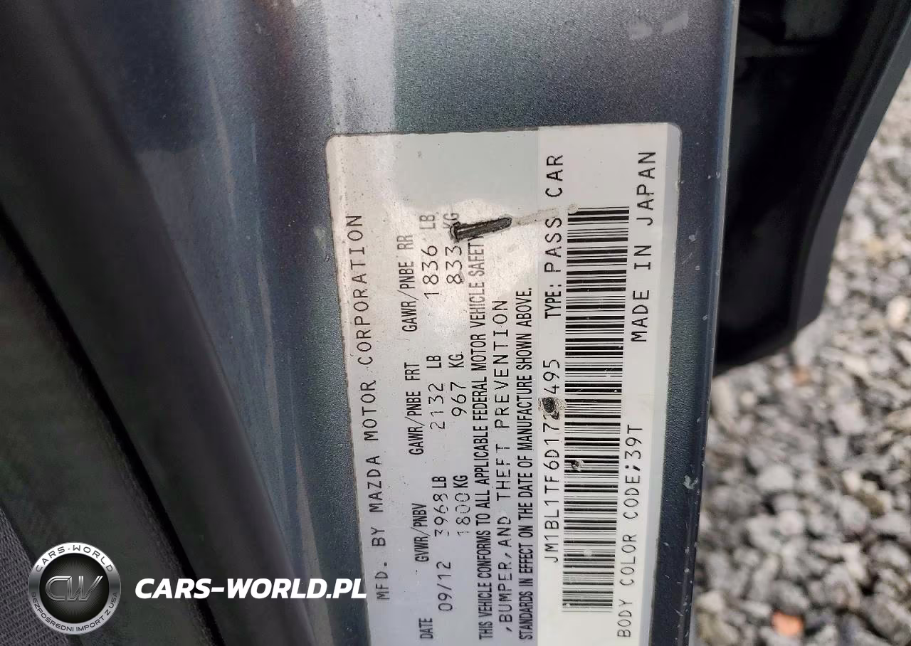 2013 Mazda 3 I VIN:JM1BL1TF6D1729495 - 12
