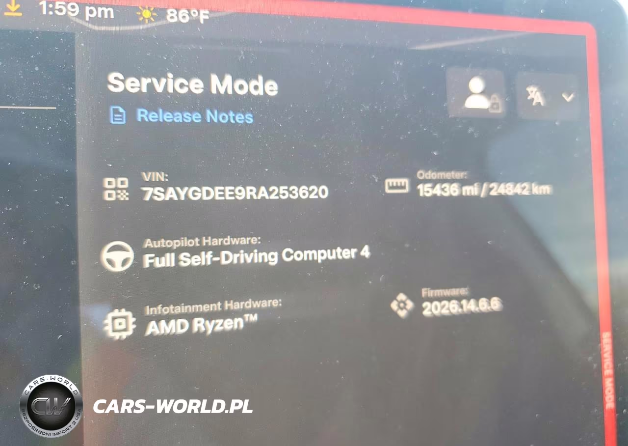 2024 Tesla Model Y VIN:7SAYGDEE9RA253620 - 9