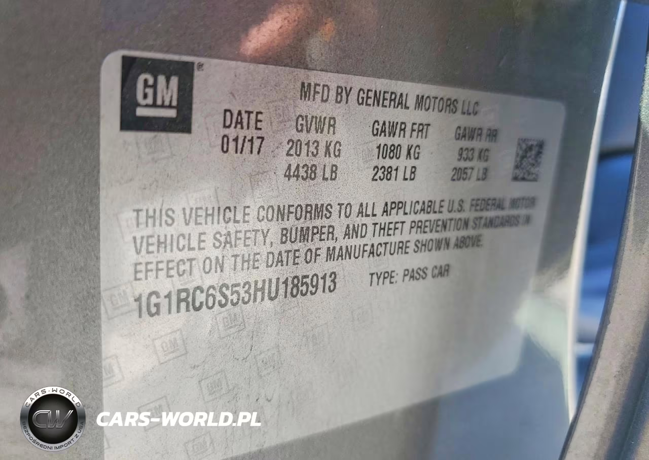 2017 Chevrolet Volt Lt VIN:1G1RC6S53HU185913 - 12