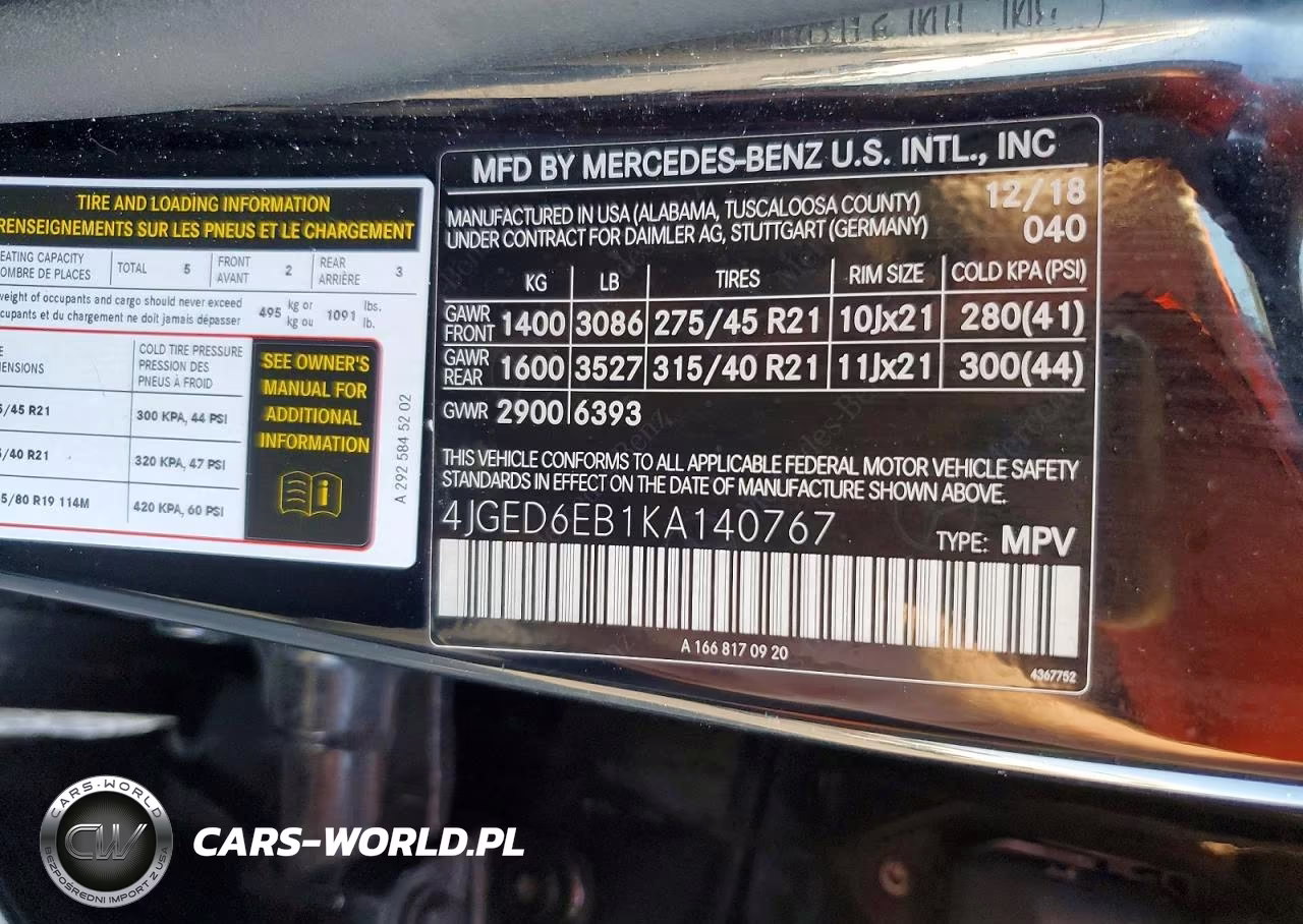 2019 Mercedes-Benz Gle Coupe 43 Amg VIN:4JGED6EB1KA140767 - 13