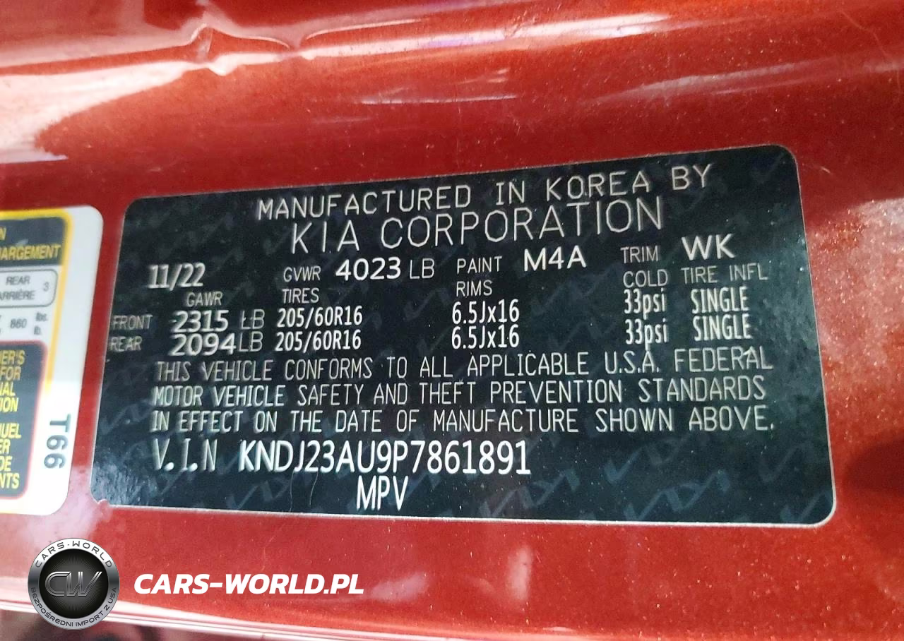 2023 Kia Soul Lx VIN:KNDJ23AU9P7861891 - 12