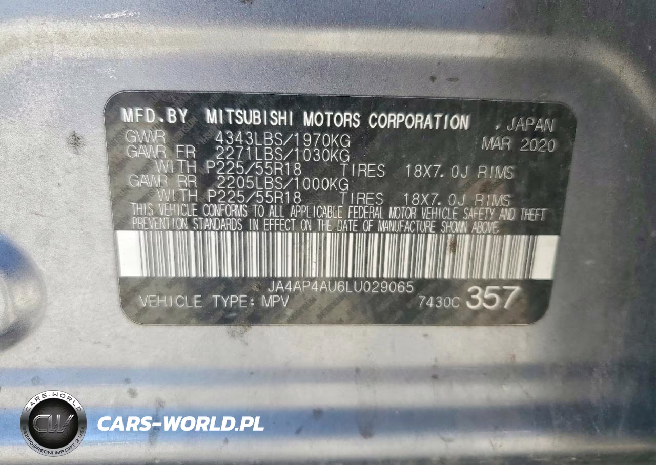 2020 Mitsubishi Outlander Sport Se VIN:JA4AP4AU6LU029065 - 13