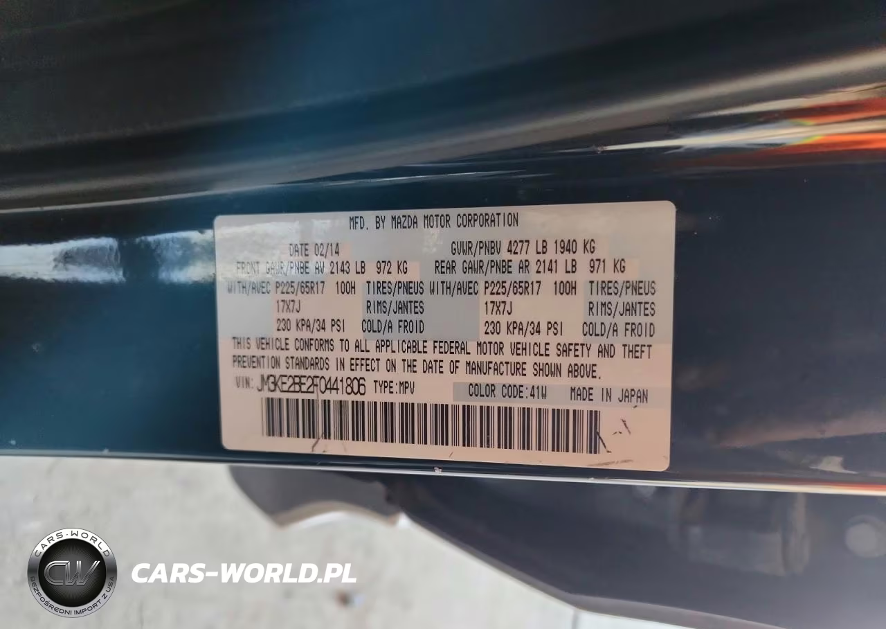 2015 Mazda Cx-5 Sport VIN:JM3KE2BE2F0441806 - 13