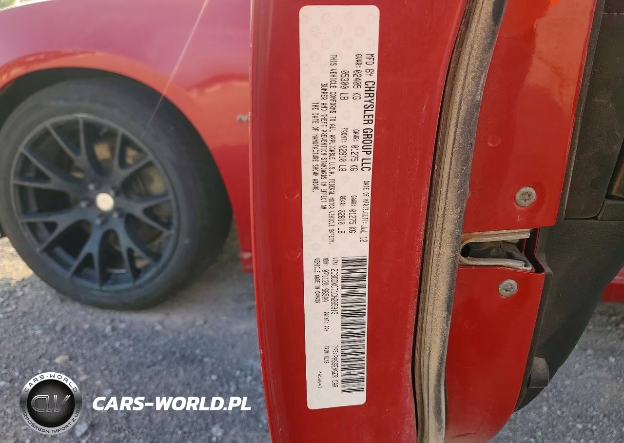 2012 Dodge Charger R-T VIN:2C3CDXCT1CH285313 - 12