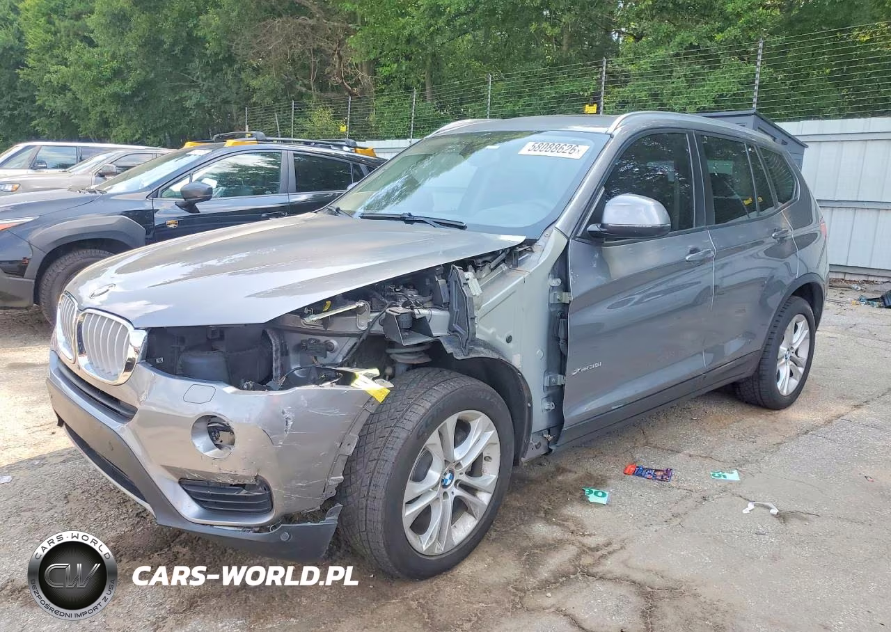 2017 BMW X3 xDrive35I VIN:5UXWX7C54H0U41100 - 1