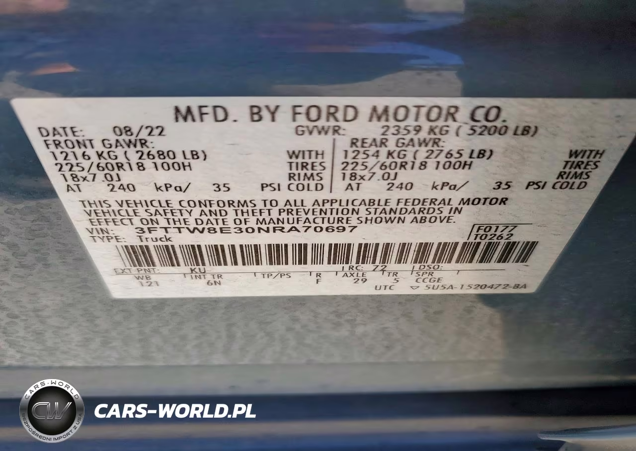 2022 Ford Maverick Xl VIN:3FTTW8E30NRA70697 - 13