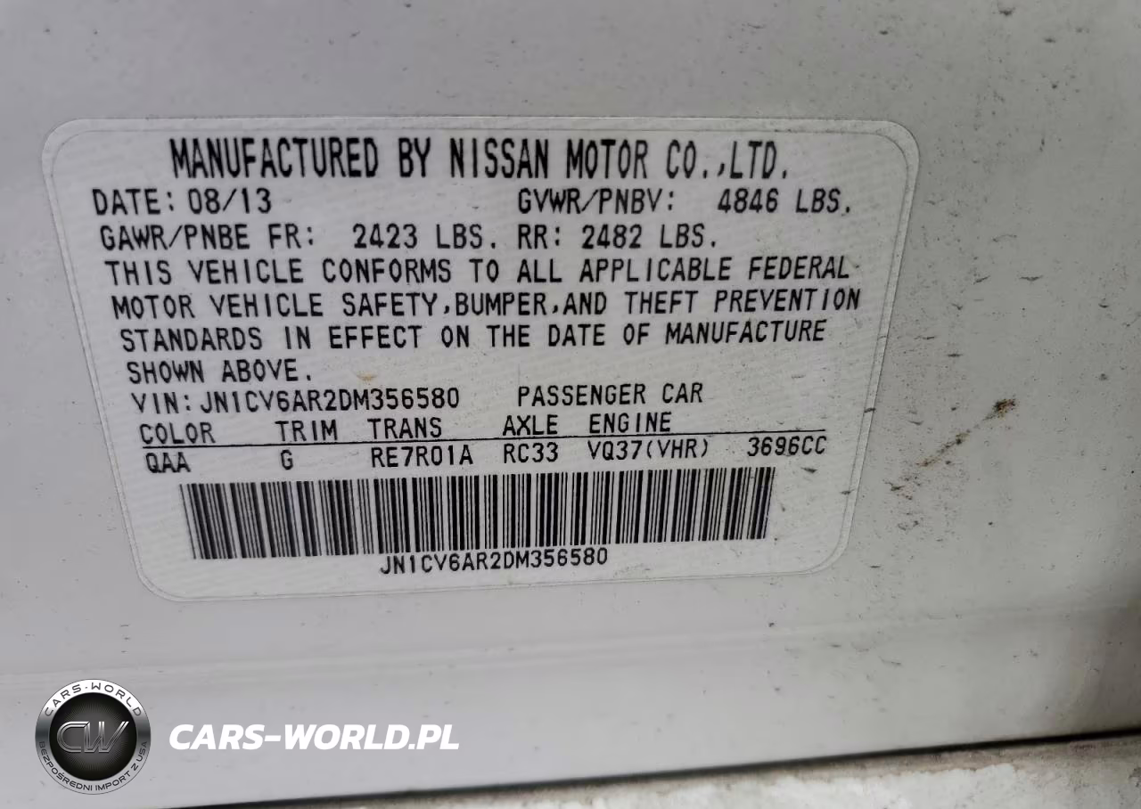 2013 Infiniti G37 VIN:JN1CV6AR2DM356580 - 13
