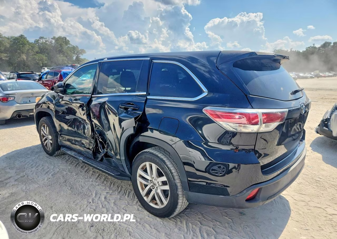 2014 Toyota Highlander Le VIN:5TDZKRFH7ES021130 - 2