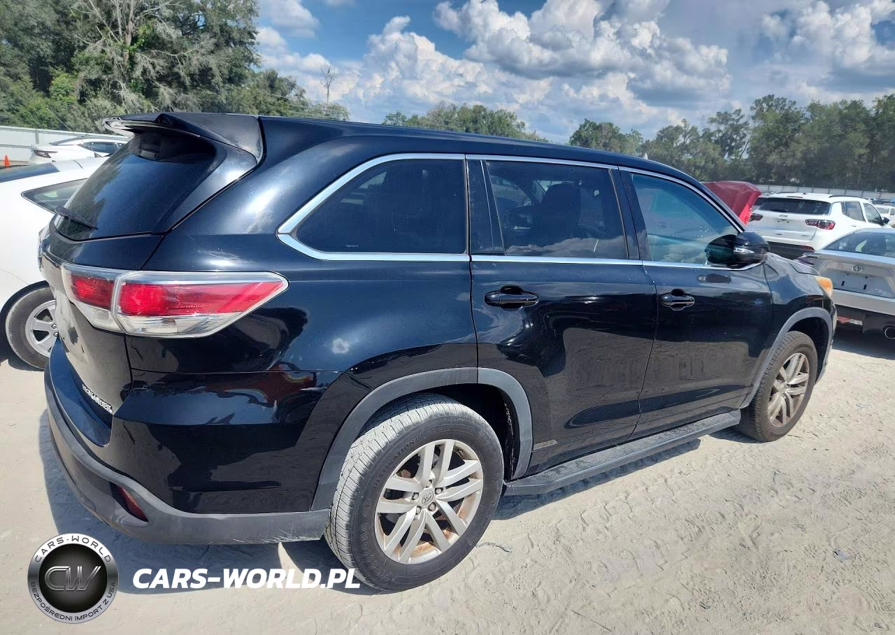 2014 Toyota Highlander Le VIN:5TDZKRFH7ES021130 - 3
