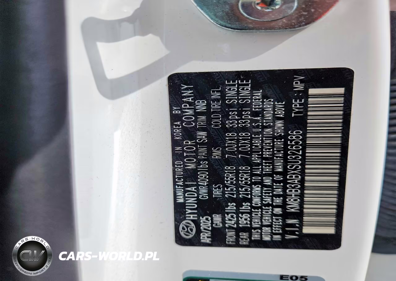 2025 Hyundai Kona Sel VIN:KM8HB3ABXSU326586 - 14