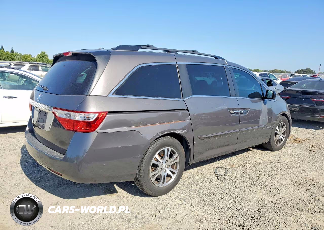 2012 Honda Odyssey Exl VIN:5FNRL5H69CB102097 - 3