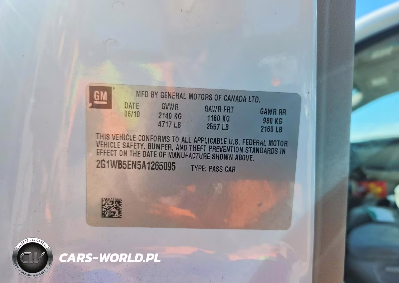2010 Chevrolet Impala Lt VIN:2G1WB5EN5A1265095 - 12
