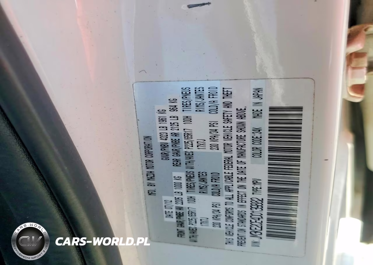 2013 Mazda Cx-5 Touring VIN:JM3KE2CE4D0139882 - 12