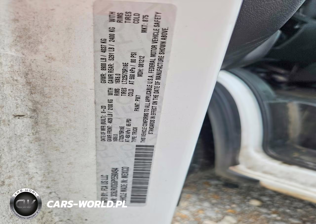 2023 Ram Promaster 2500 2500 High VIN:3C6LRVDG6PE590494 - 13