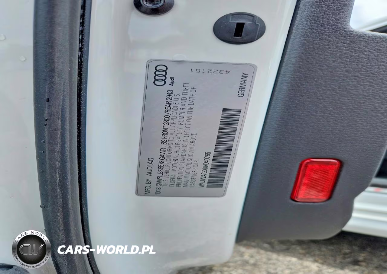 2019 Audi A7 Prestige S-Line VIN:WAUV2AF2XKN040765 - 12