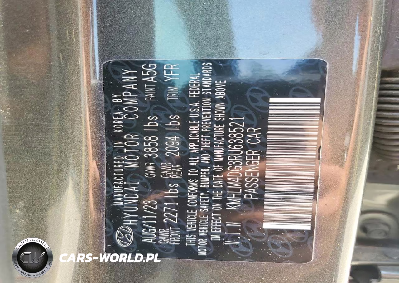 2024 Hyundai Elantra Sel VIN:KMHLM4DG3RU638521 - 12