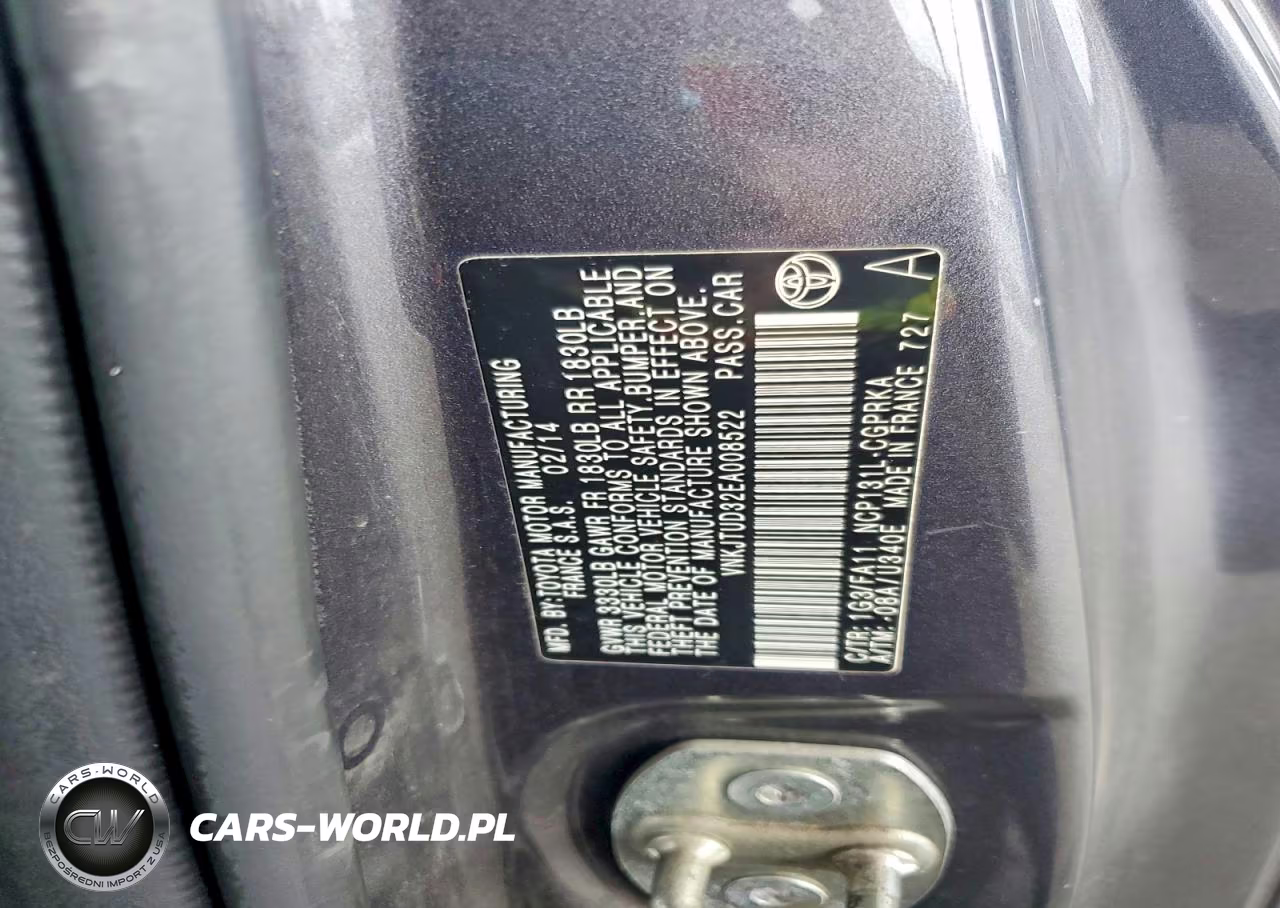 2014 Toyota Yaris 3-Door L Fleet VIN:VNKJTUD32EA008522 - 12