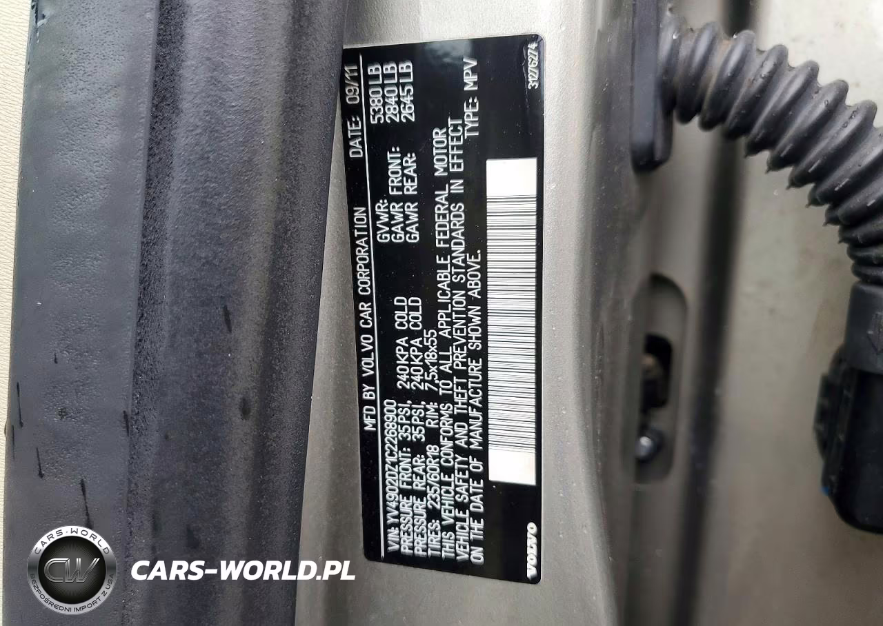 2012 Volvo Xc60 T6 VIN:YV4902DZ1C2268900 - 14