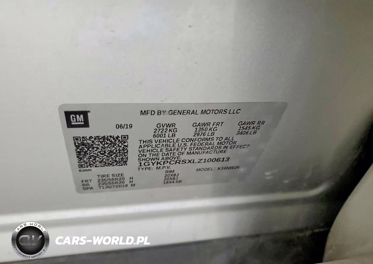 2020 Cadillac Xt6 Premium Luxury VIN:1GYKPCRSXLZ100613 - 13
