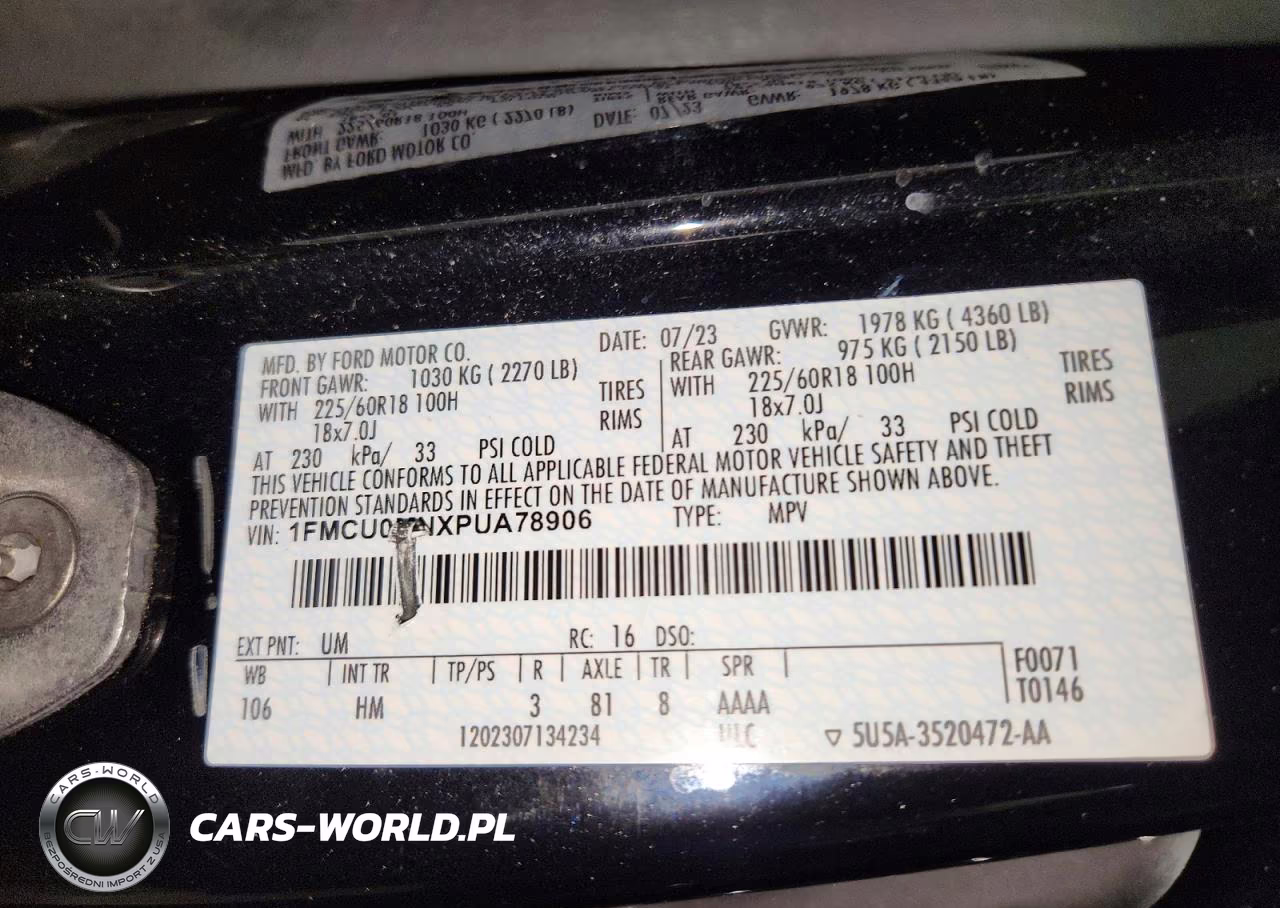 2023 Ford Escape St Line VIN:1FMCU0MNXPUA78906 - 13