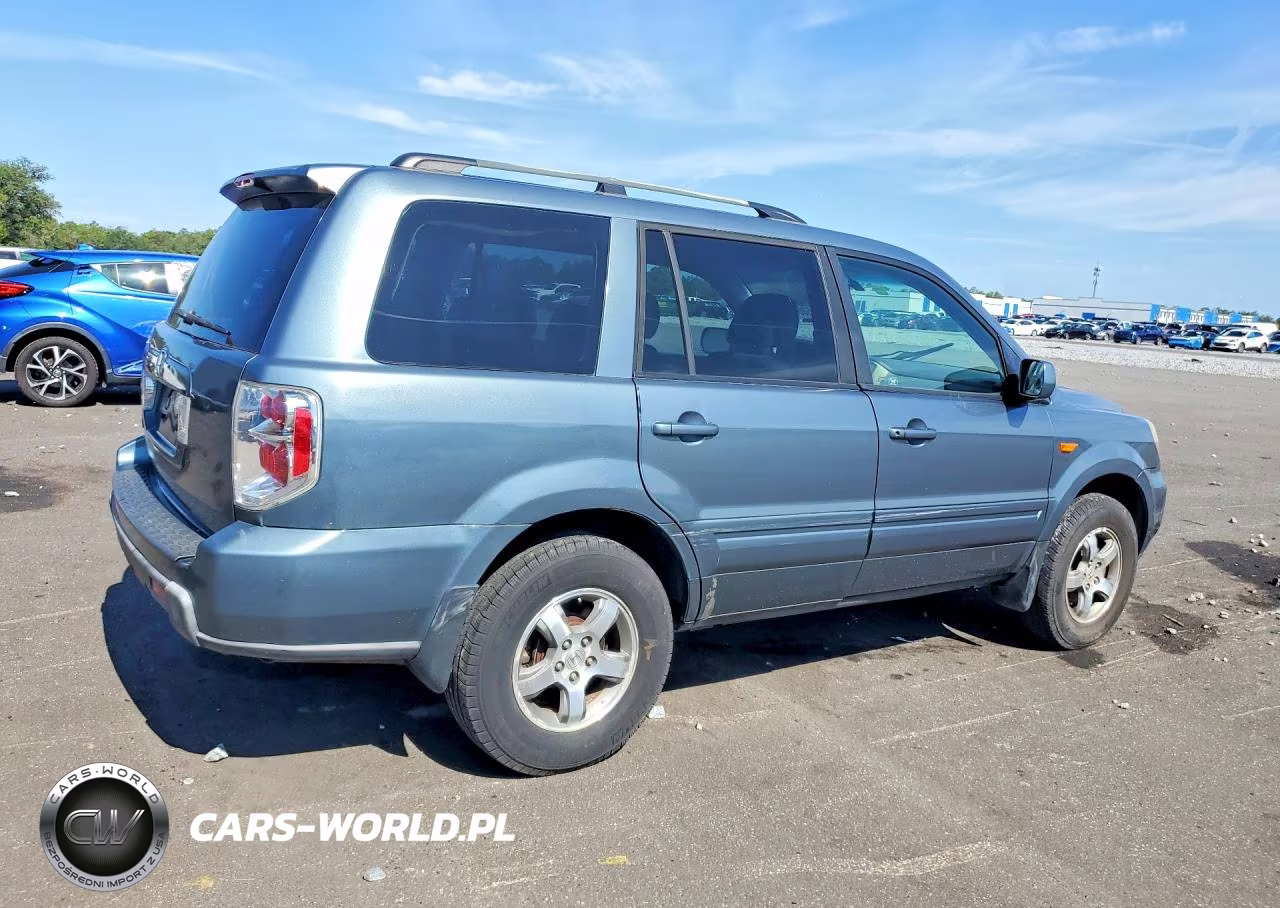 2007 Honda Pilot Ex VIN:5FNYF28497B028671 - 3