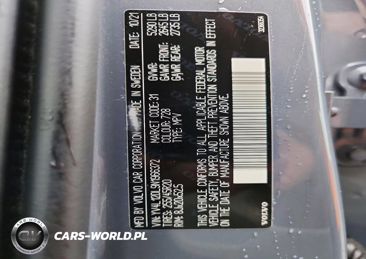 2022 Volvo Xc60 B5 Inscription VIN:YV4L12DL9N1966372 - 14