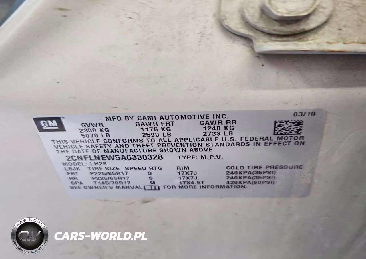 2010 Chevrolet Equinox Lt VIN:2CNFLNEW5A6330328 - 13