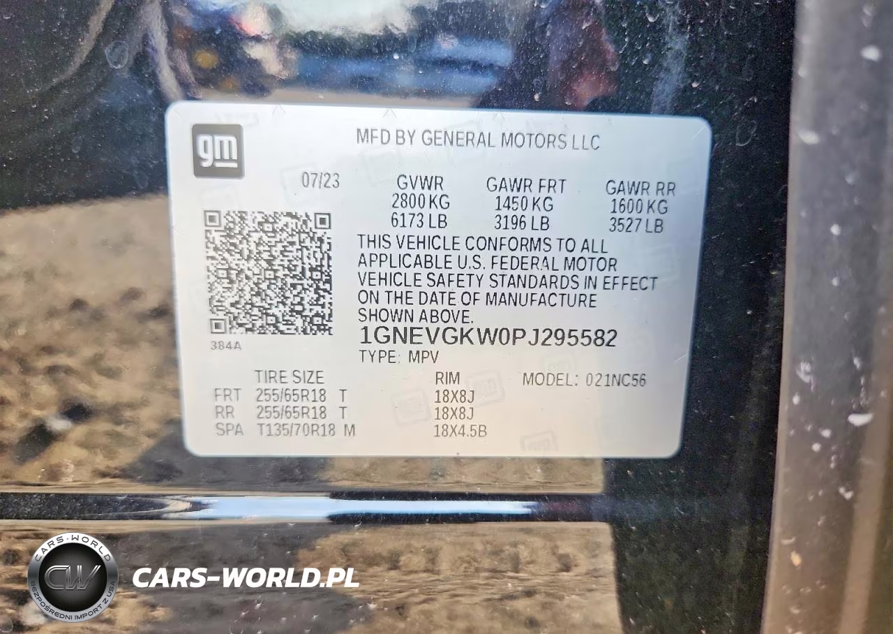 2023 Chevrolet Traverse Lt VIN:1GNEVGKW0PJ295582 - 14
