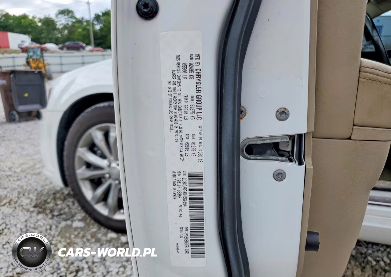 2013 Chrysler 300 VIN:2C3CCARG4DH560054 - 12