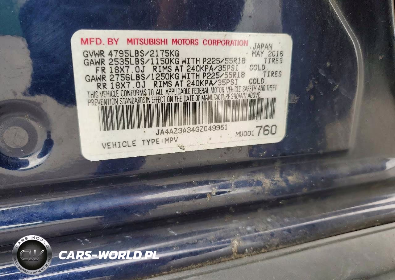2016 Mitsubishi Outlander Se VIN:JA4AZ3A34GZ049951 - 13