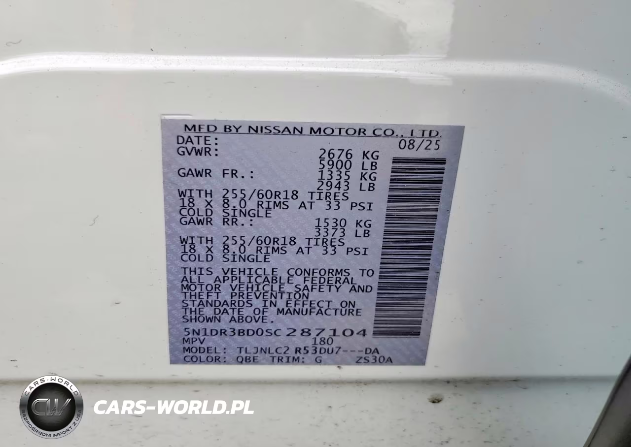 2025 Nissan Pathfinder Rock Creek VIN:5N1DR3BD0SC287104 - 14