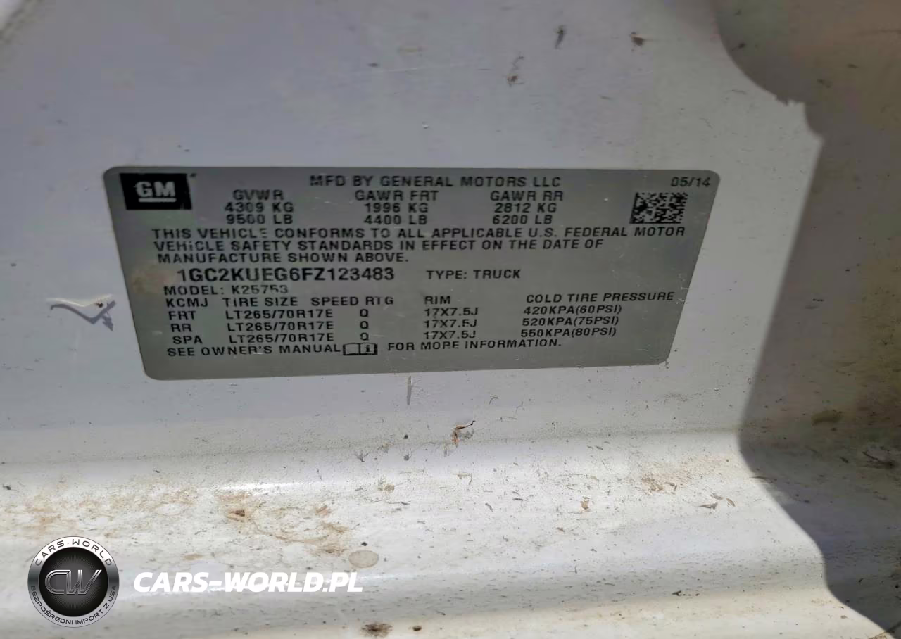 2015 Chevrolet Silverado K2500 Heavy Duty VIN:1GC2KUEG6FZ123483 - 12