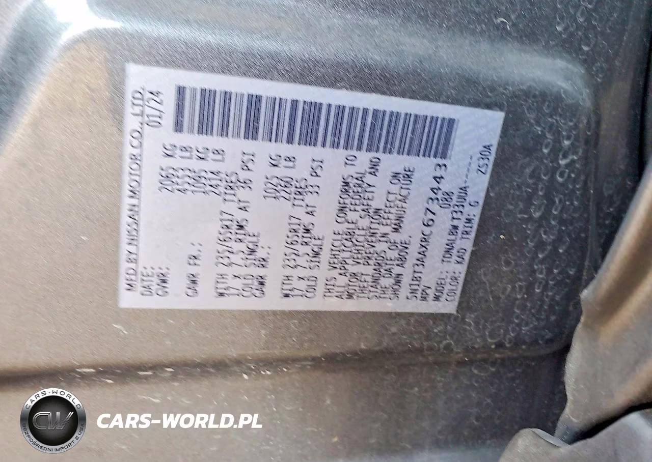 2024 Nissan Rogue S VIN:5N1BT3AAXRC673443 - 12