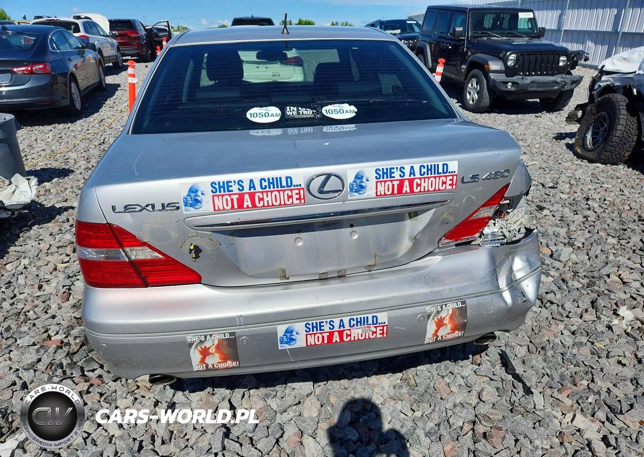 2005 Lexus Ls 430 VIN:JTHBN36F955011238 - 6