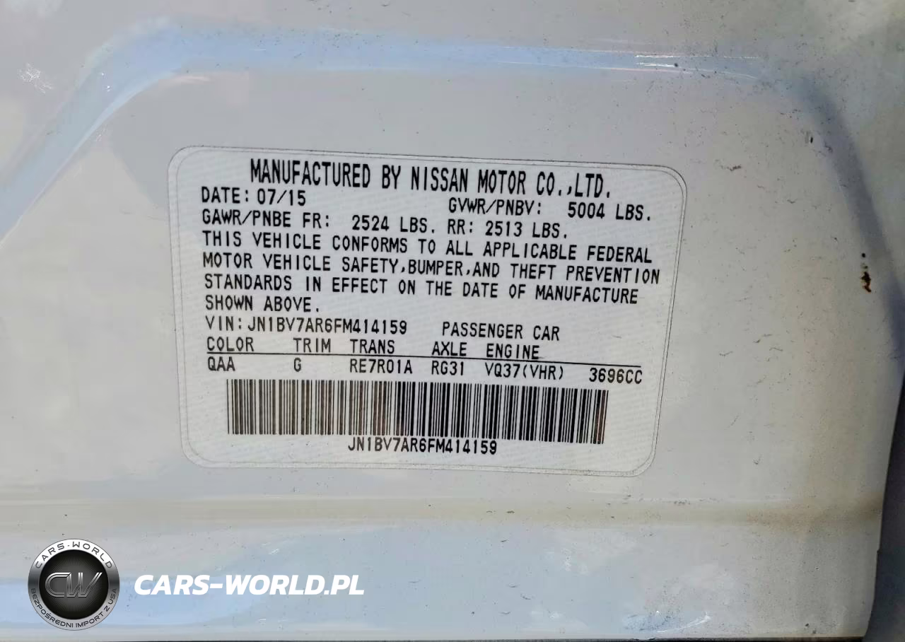 2015 Infiniti Q50 Premium VIN:JN1BV7AR6FM414159 - 11