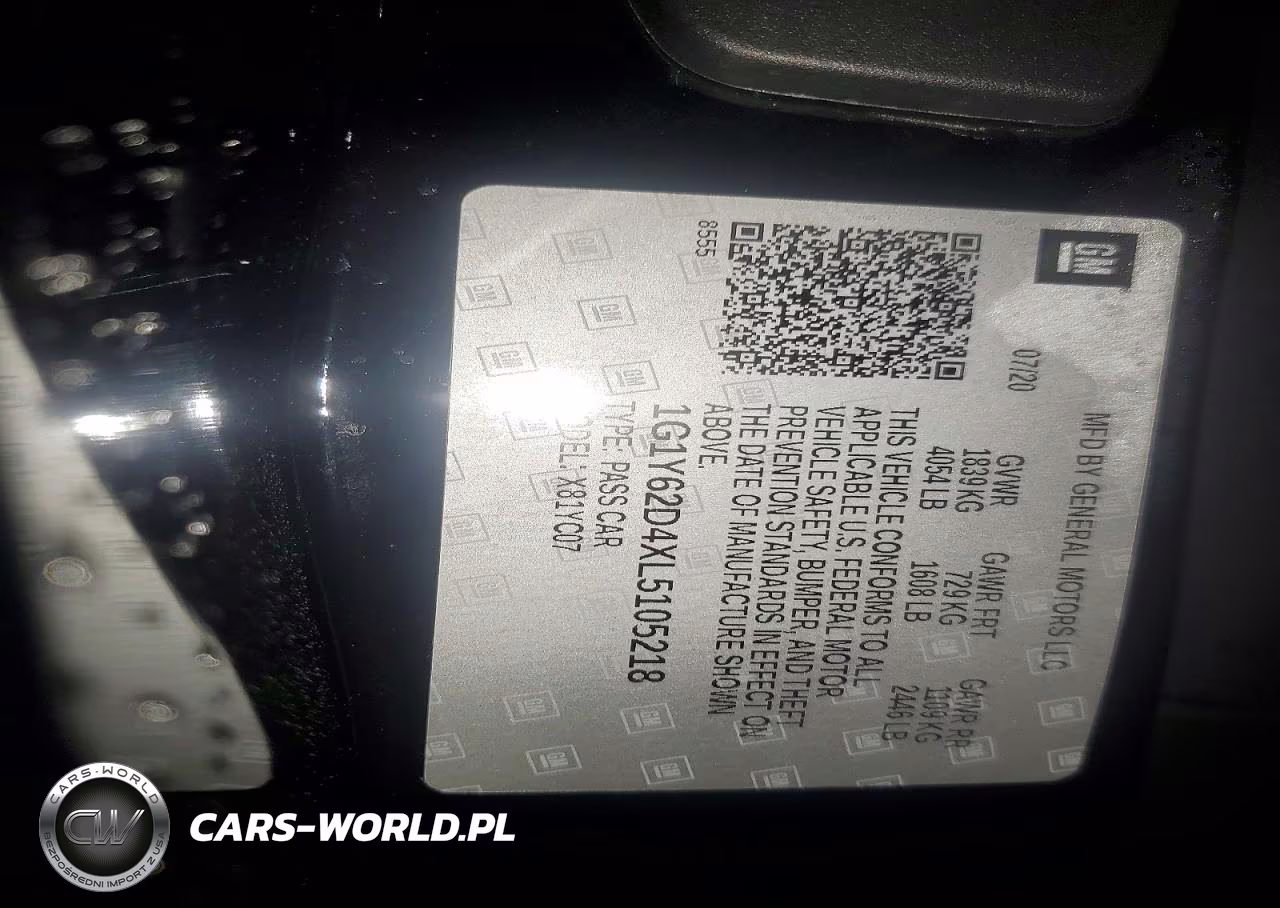 2020 Chevrolet Corvette Stingray 1Lt VIN:1G1Y62D4XL5105218 - 12