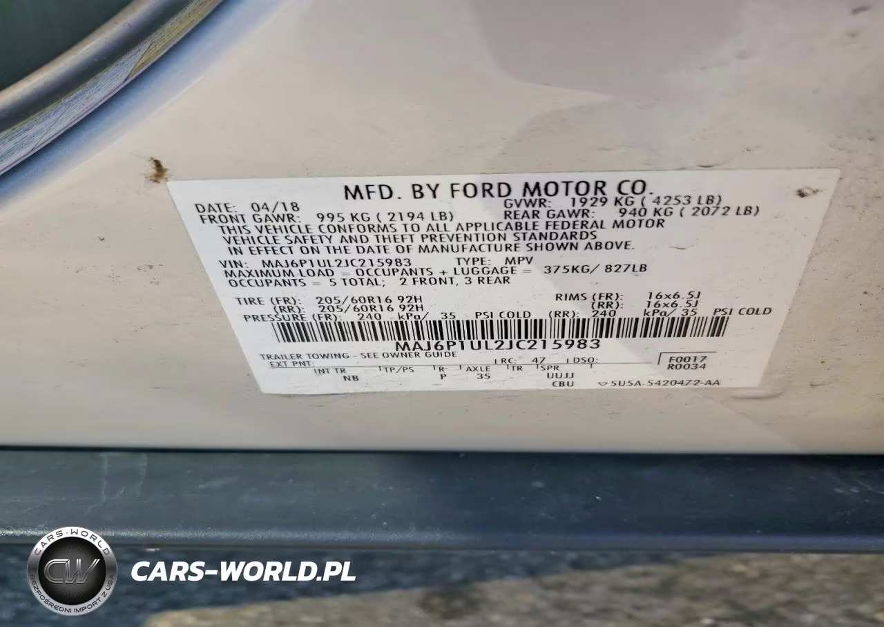 2018 Ford Ecosport Se VIN:MAJ6P1UL2JC215983 - 13