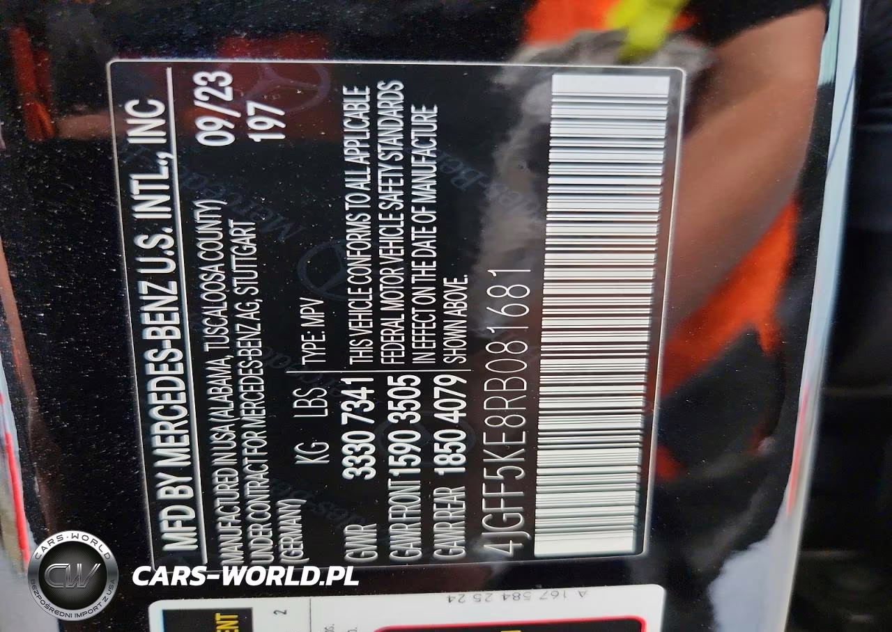 2024 Mercedes-Benz Gls 450 4Matic VIN:4JGFF5KE8RB081681 - 13