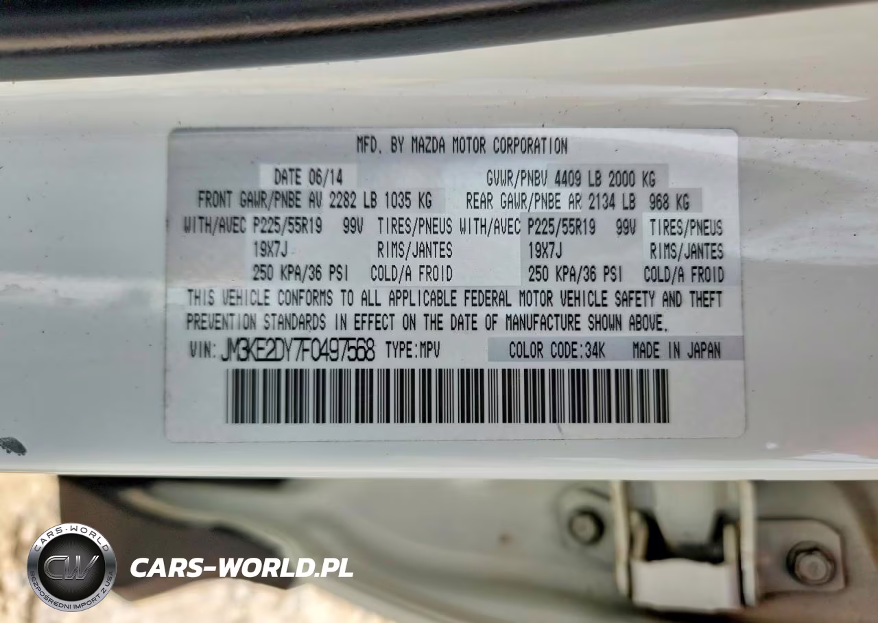 2015 Mazda Cx-5 Grand Touring VIN:JM3KE2DY7F0497568 - 12